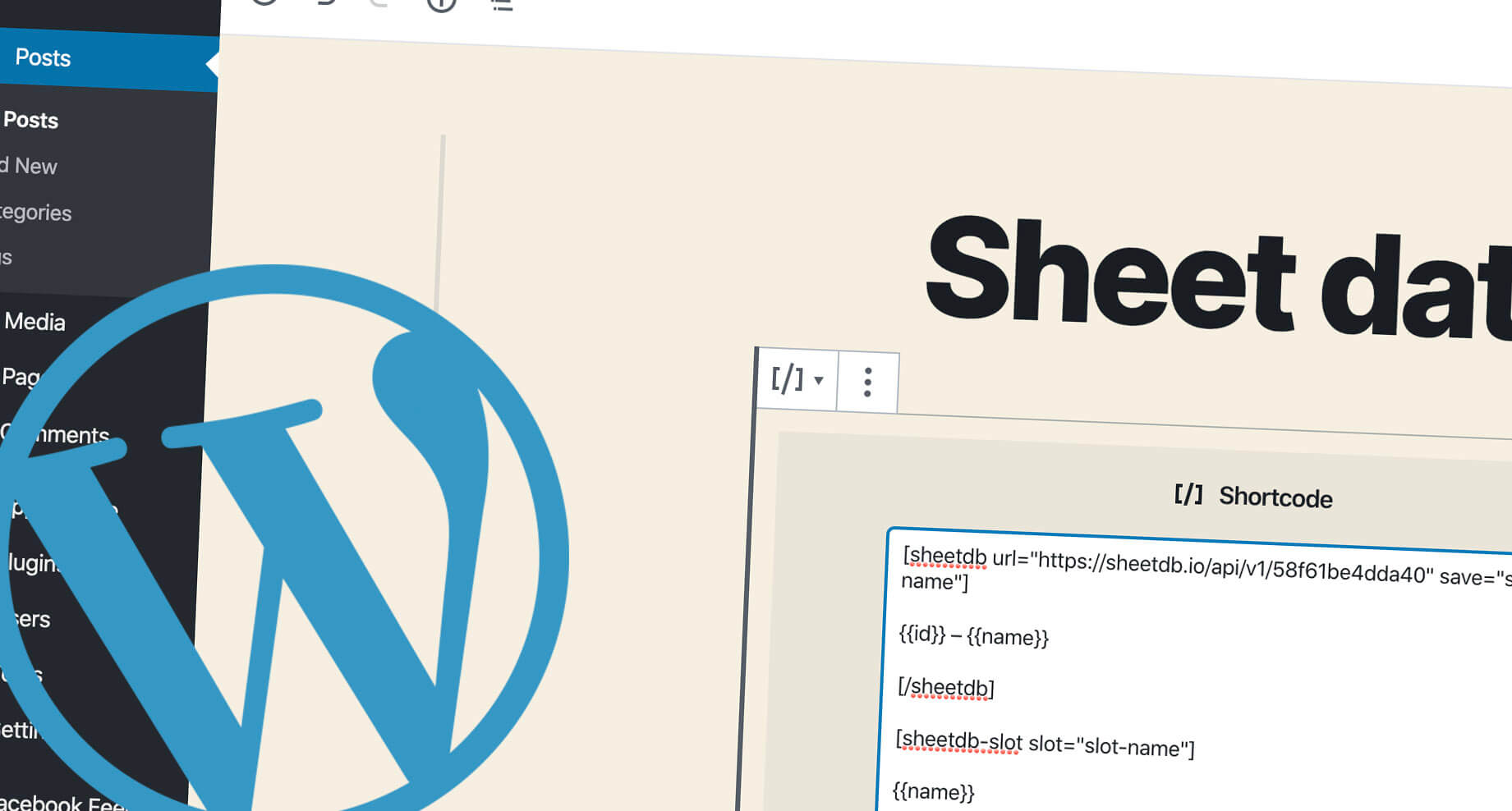 Connect WordPress with Google Sheet